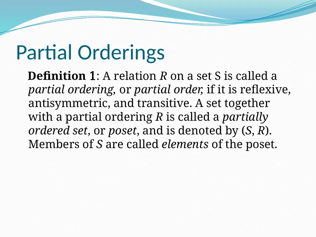 Relations Chapter 9 Chapter Summary Relations and - slide 45 of 52