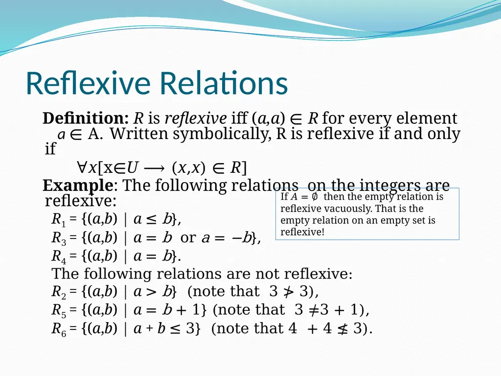Relations Chapter 9 Chapter Summary Relations and - slide 9 of 52