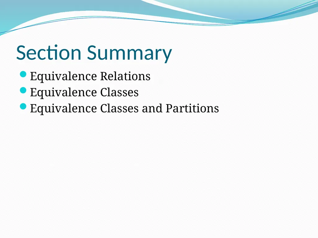 Relations Chapter 9 Chapter Summary Relations and - slide 33 of 52