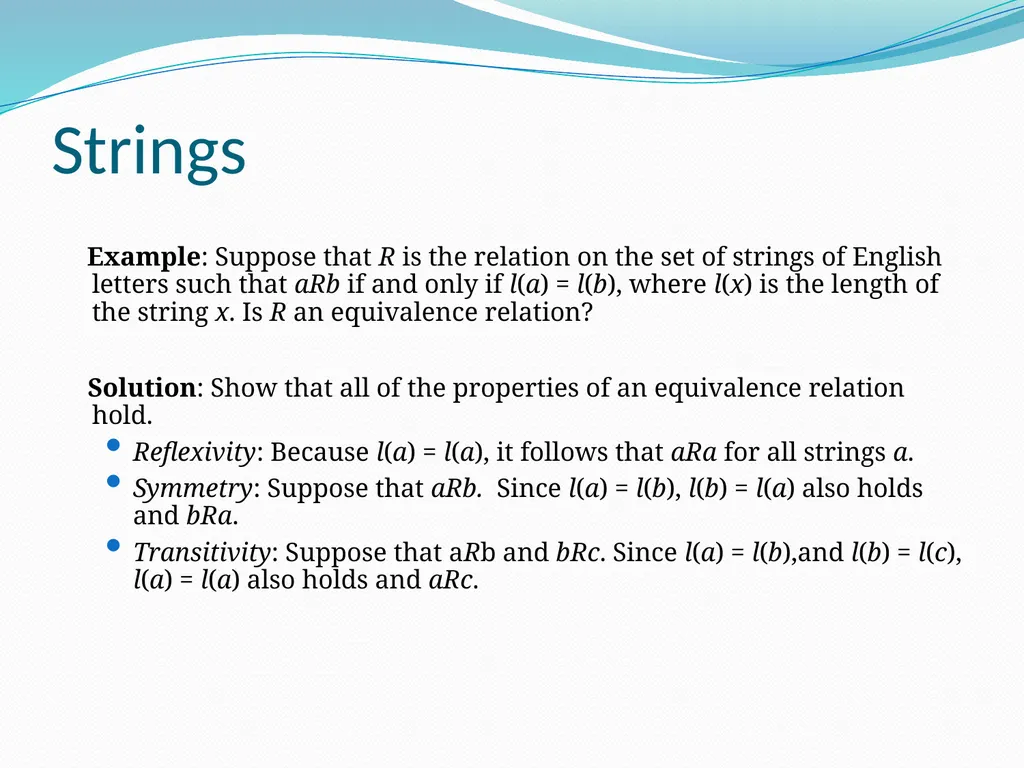 Relations Chapter 9 Chapter Summary Relations and - slide 35 of 52