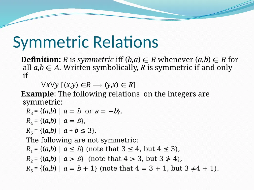 Relations Chapter 9 Chapter Summary Relations and - slide 10 of 52