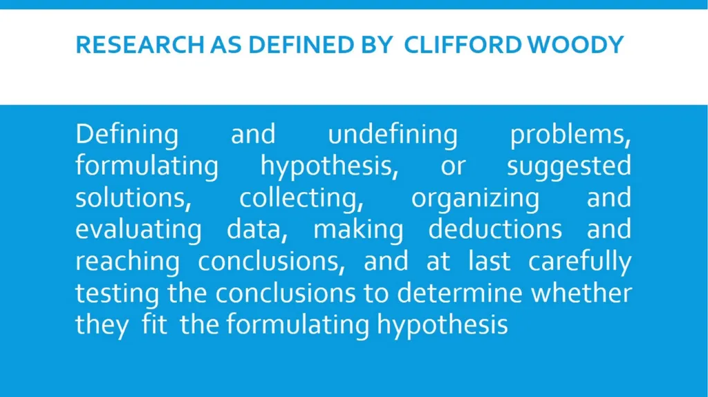 Meaning of research RESEARCH MEANING CONT… - slide 9 of 11