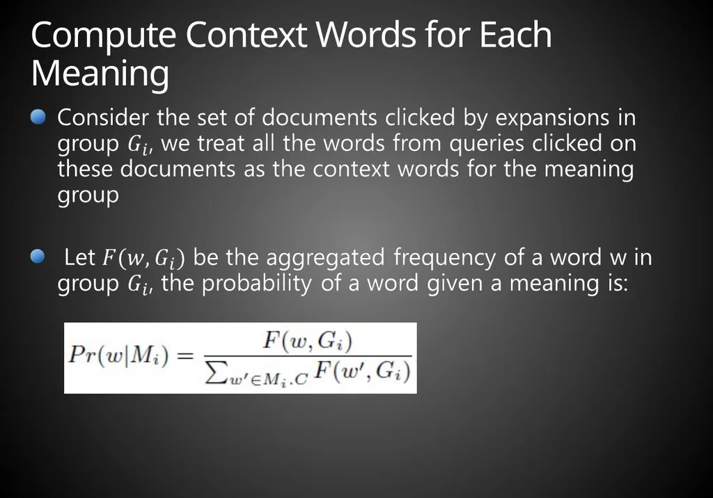 Mining Acronym Expansions and Their Meanings Using - slide 17 of 30
