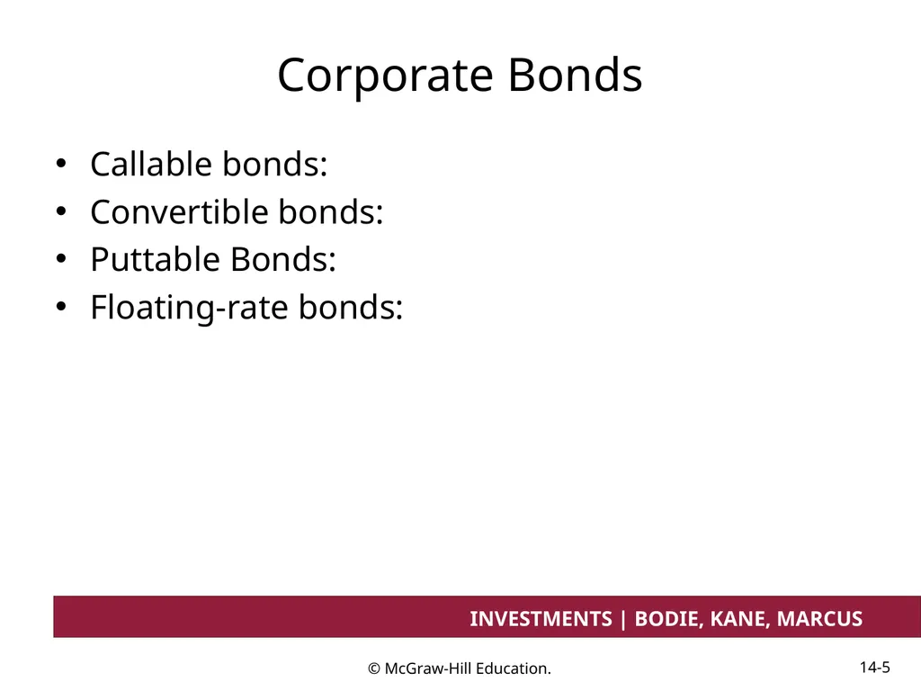 Chapter 14 Bond Prices and Yields INVESTMENTS | - slide 5 of 38