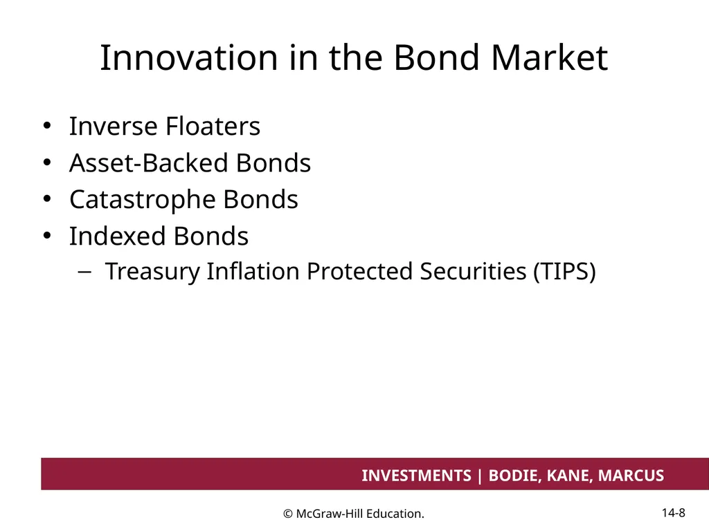 Chapter 14 Bond Prices and Yields INVESTMENTS | - slide 8 of 38