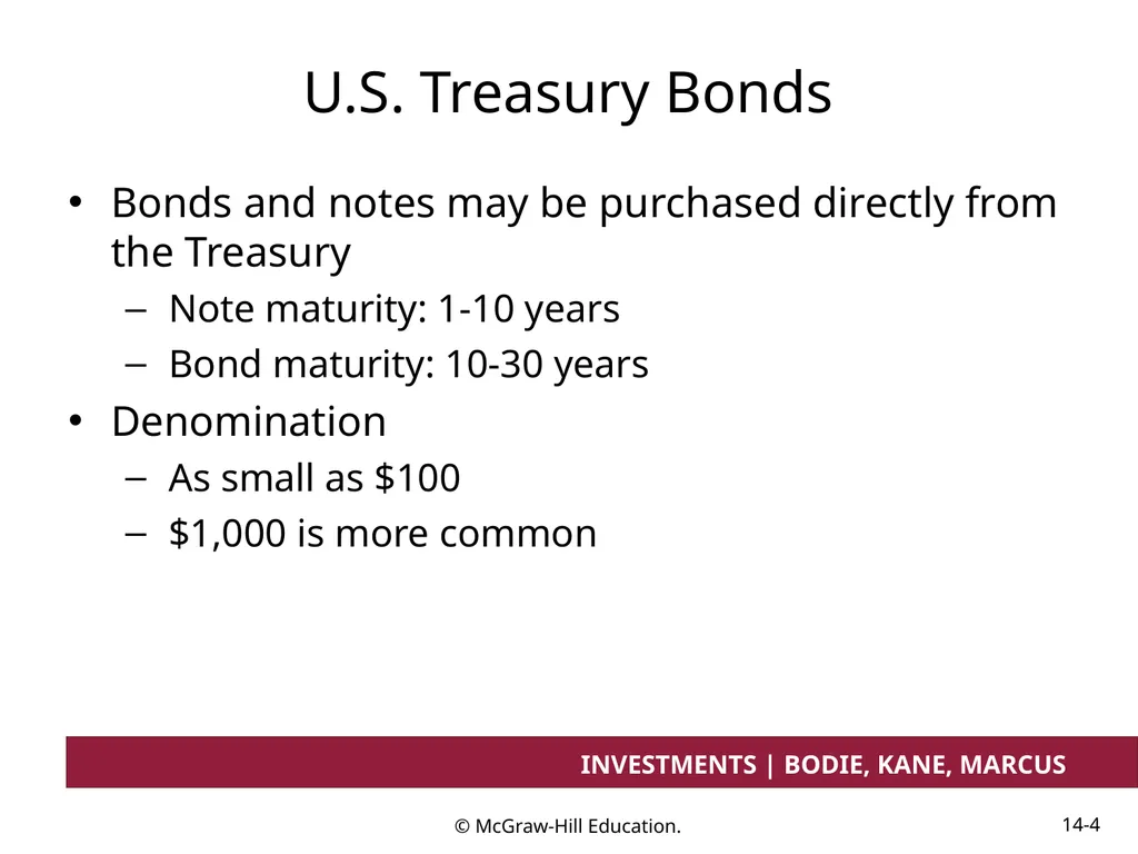 Chapter 14 Bond Prices and Yields INVESTMENTS | - slide 4 of 38