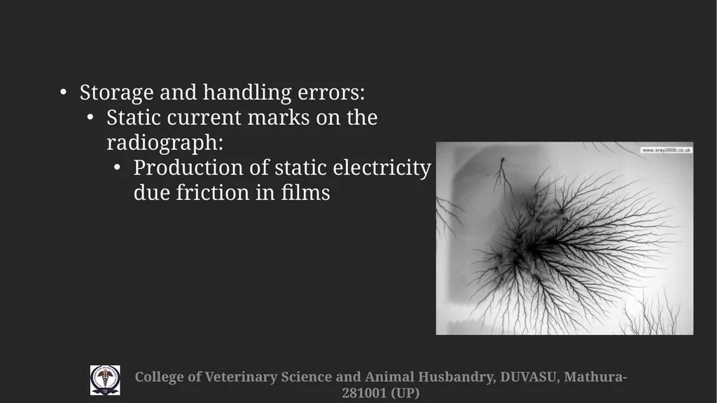 Radiographic faults & artefacts Gulshan Kumar - slide 12 of 12
