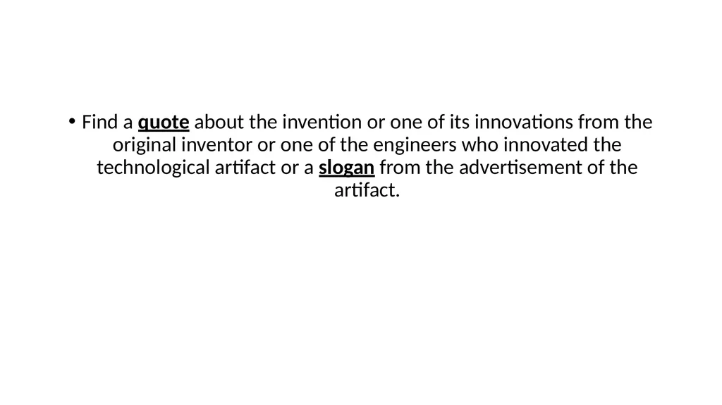 What is your artifact? What is the purpose of your - slide 10 of 11