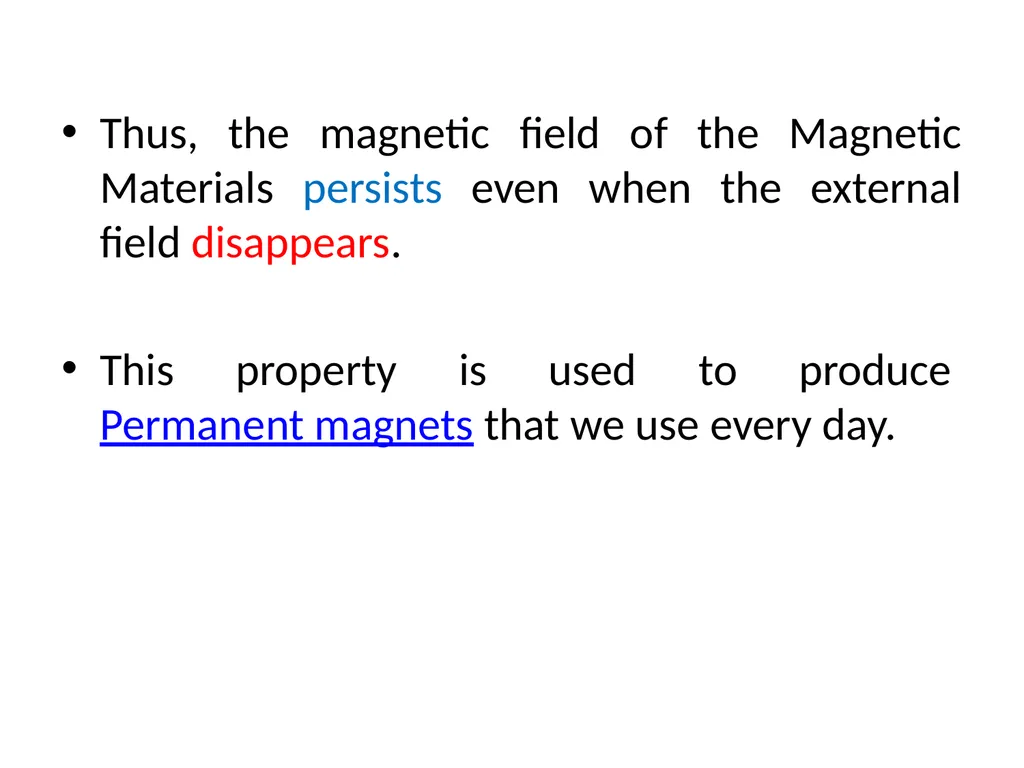 Classification of Magnetic materials The origin of - slide 16 of 24
