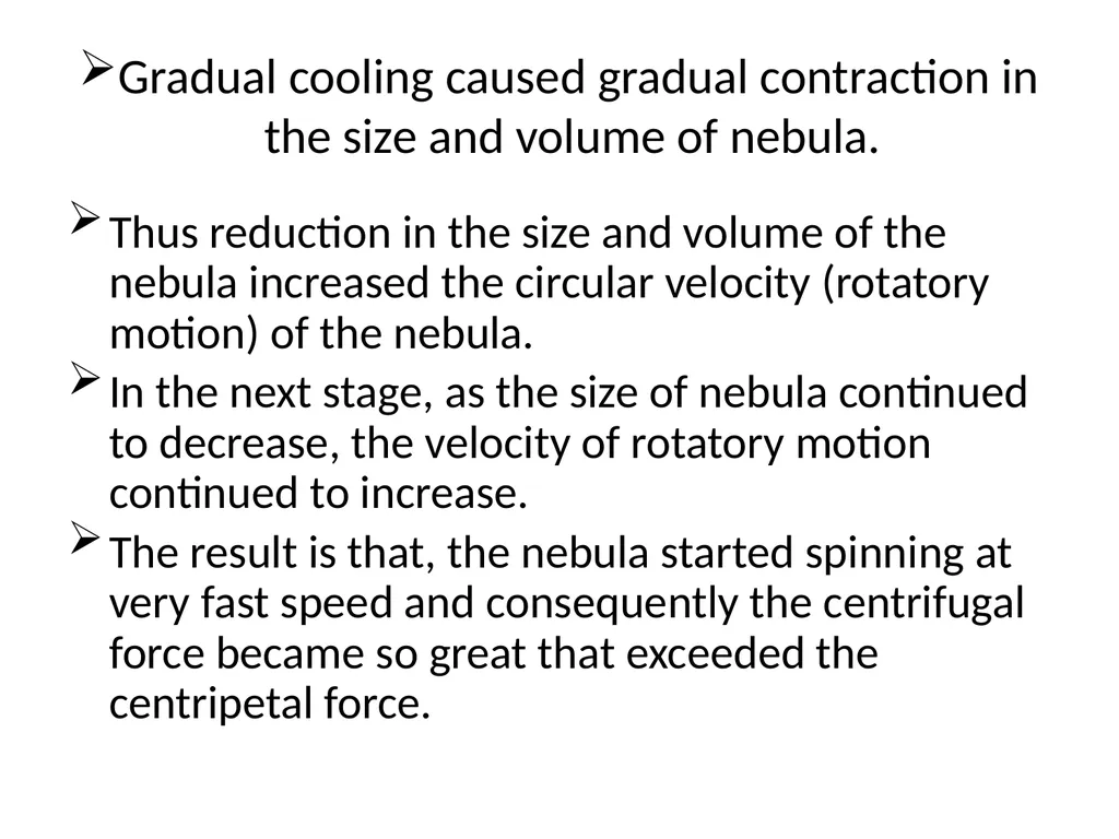 NEBULAR HYPOTHESIS OF LAPLACE French mathematician - slide 4 of 6