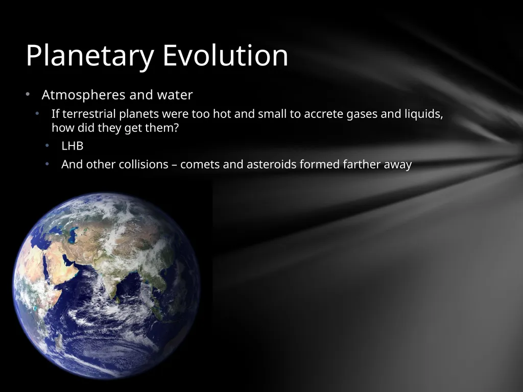 How are Planets Formed? Pre-solar nebula - slide 17 of 19