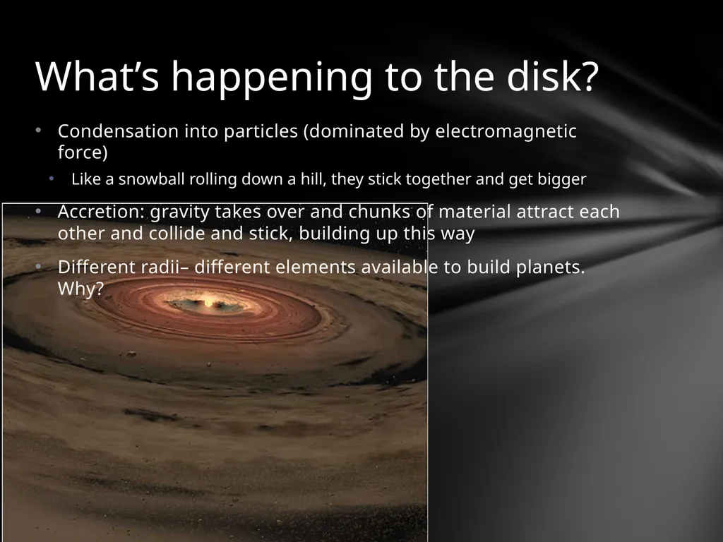How are Planets Formed? Pre-solar nebula - slide 6 of 19