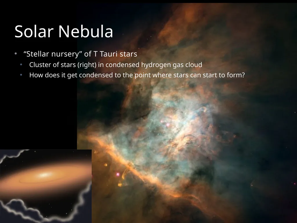 How are Planets Formed? Pre-solar nebula - slide 3 of 19