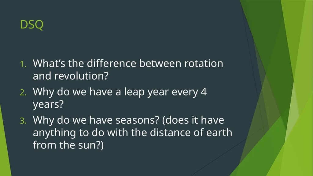 DSQ What does heliocentric mean???? Geocentric??? - slide 3 of 21