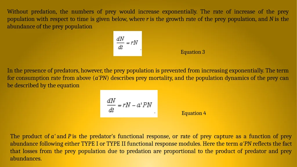 303.5: Ecological Modelling Theoretical Models - slide 5 of 9