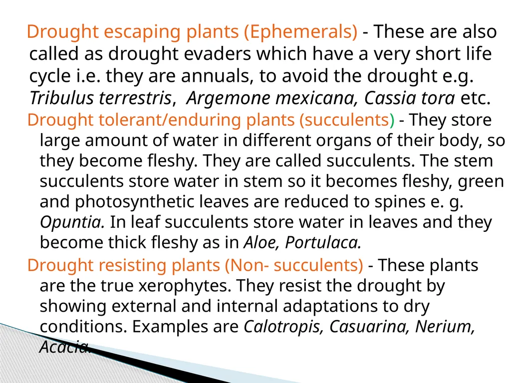 Sem.III, Paper-III ECOLOGICAL ADAPTATIONS Seema - slide 4 of 22