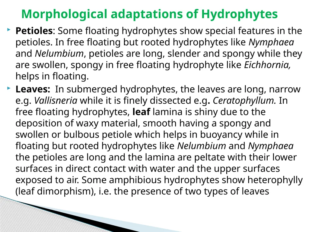 Sem.III, Paper-III ECOLOGICAL ADAPTATIONS Seema - slide 16 of 22