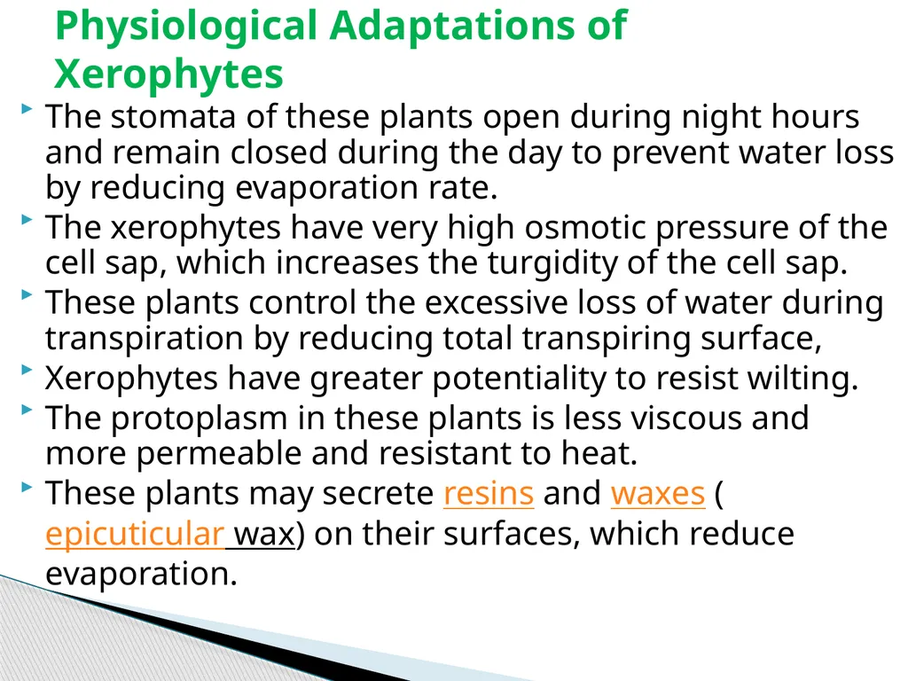 Sem.III, Paper-III ECOLOGICAL ADAPTATIONS Seema - slide 10 of 22