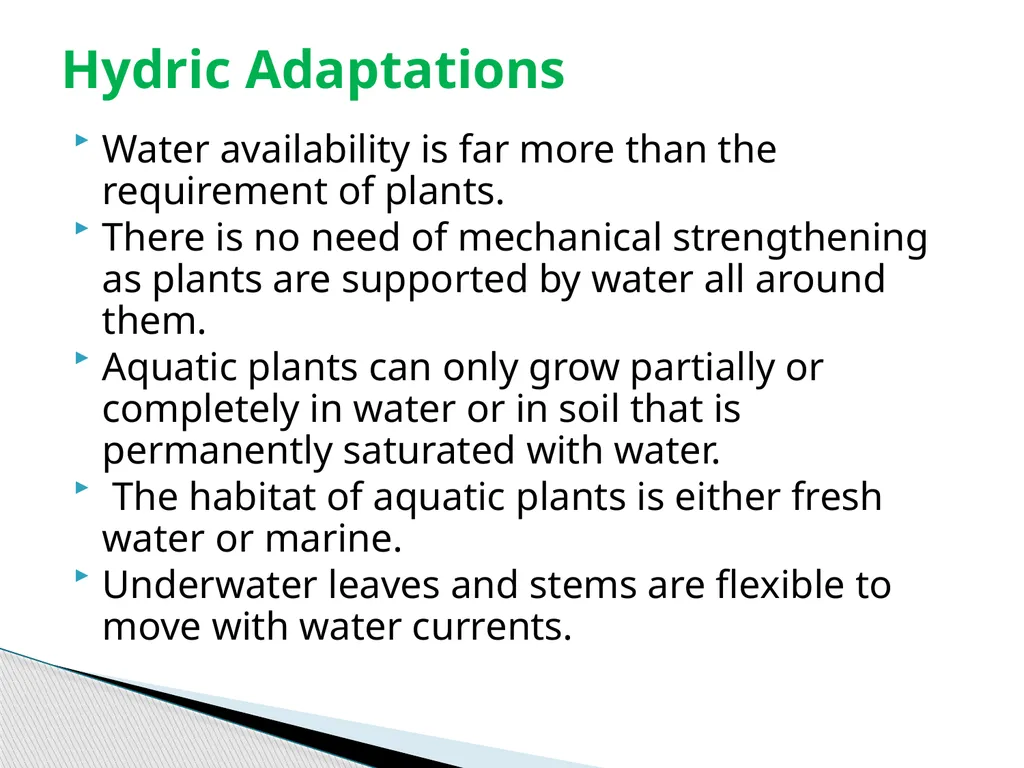 Sem.III, Paper-III ECOLOGICAL ADAPTATIONS Seema - slide 11 of 22