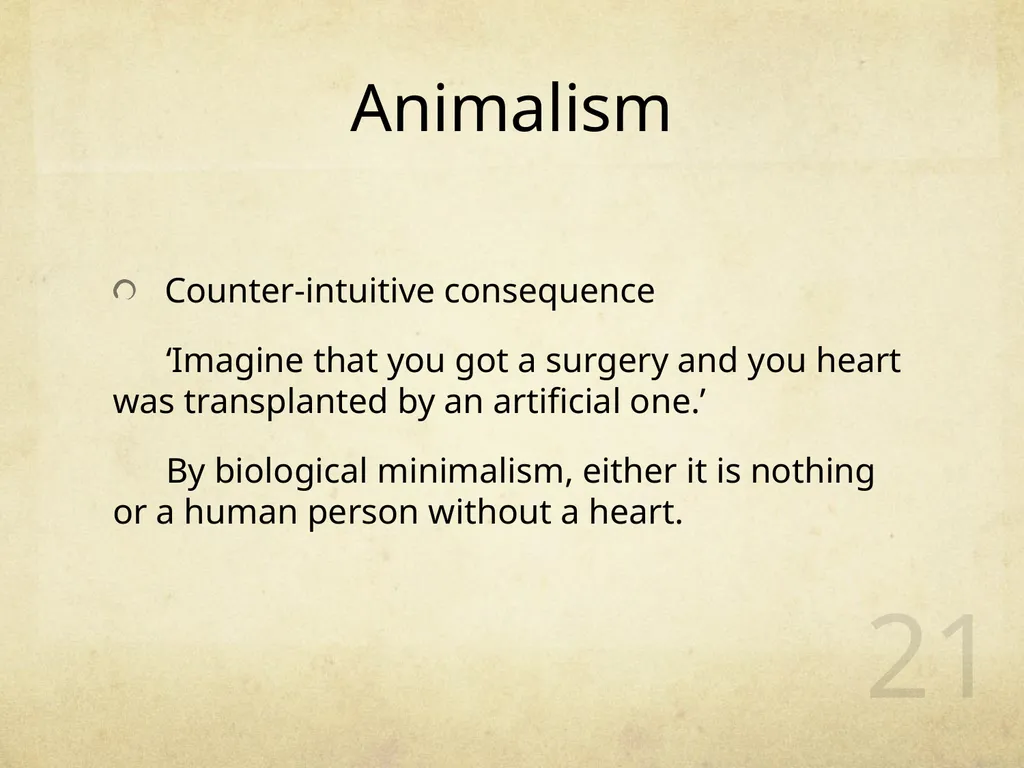 What Are We? 王海若 1401110821 1 Background - slide 21 of 39