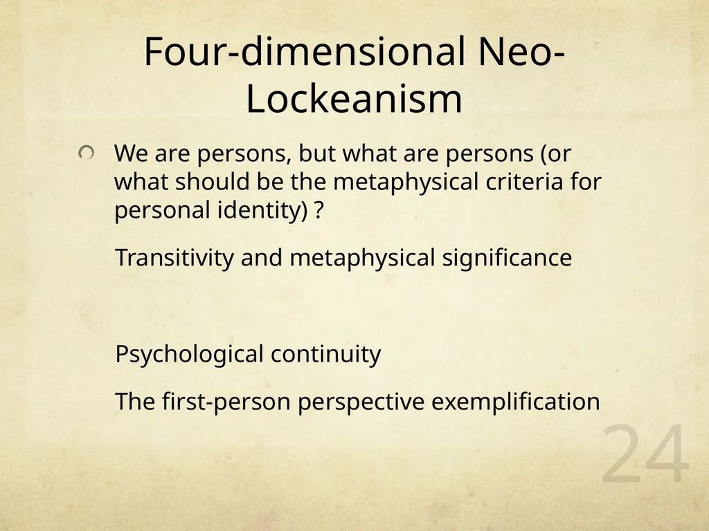 What Are We? 王海若 1401110821 1 Background - slide 24 of 39
