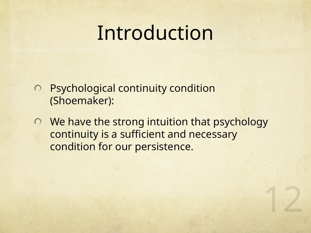 What Are We? 王海若 1401110821 1 Background - slide 12 of 39