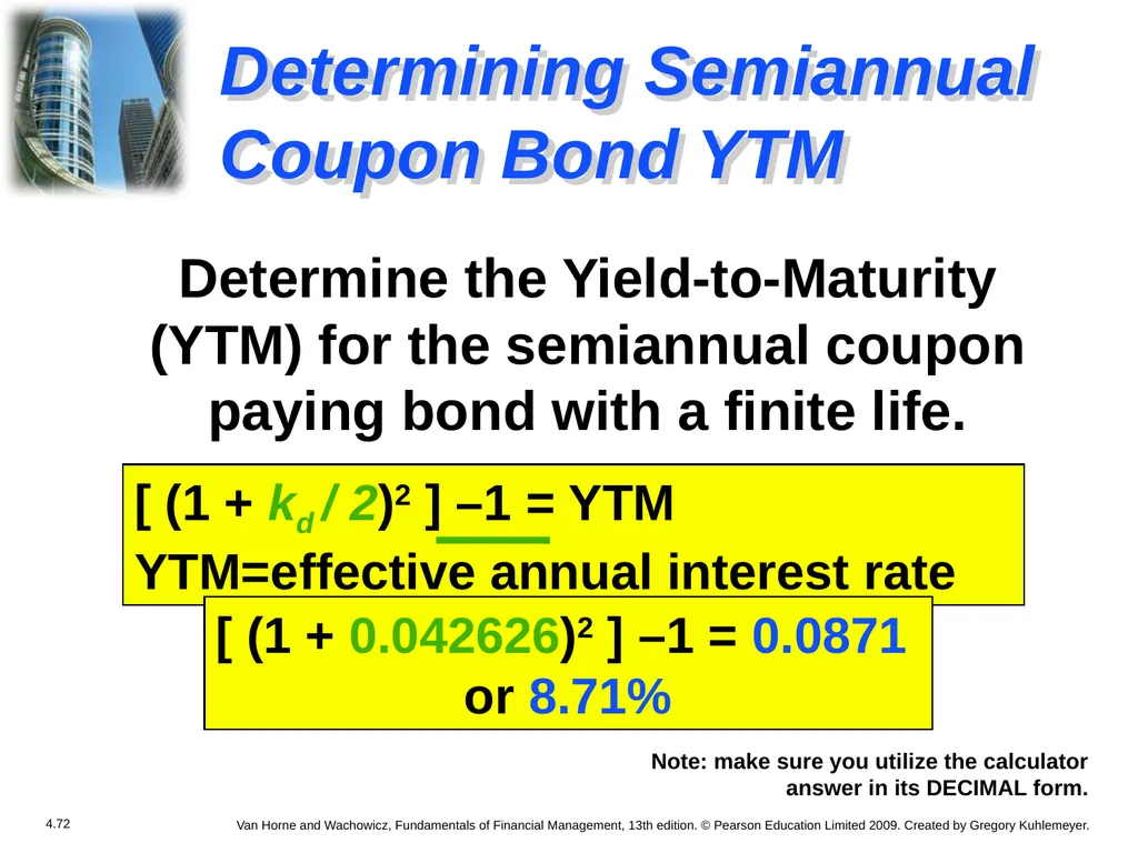 Chapter 4 The Valuation of Long-Term Securities - slide 71 of 80