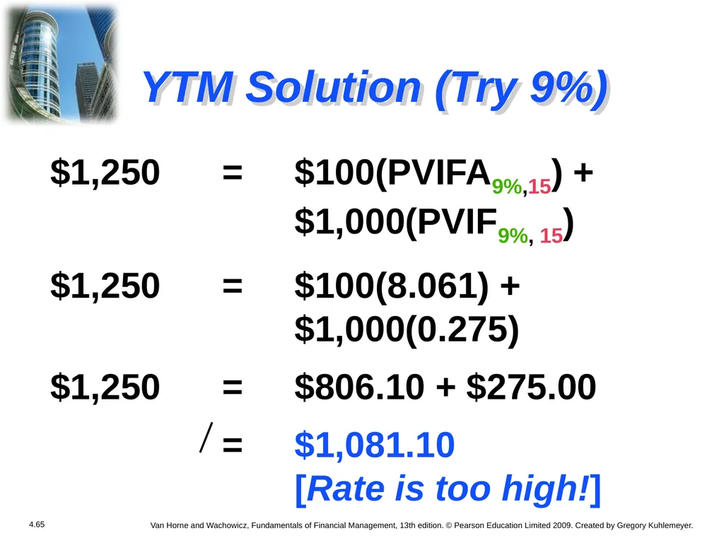 Chapter 4 The Valuation of Long-Term Securities - slide 64 of 80