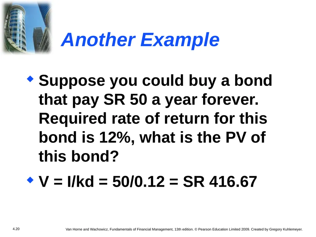 Chapter 4 The Valuation of Long-Term Securities - slide 19 of 80