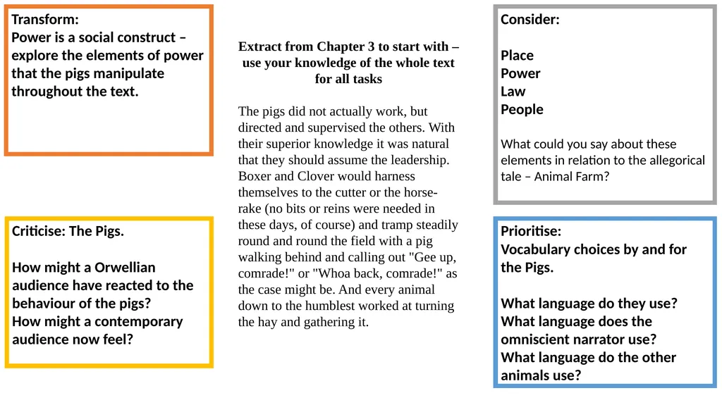 The exam question will always ask you to focus on - slide 6 of 12
