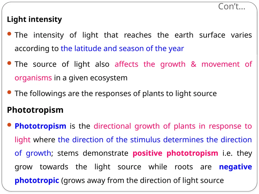 ENVIRONMENTAL FACTORS Objectives At the end of - slide 18 of 41
