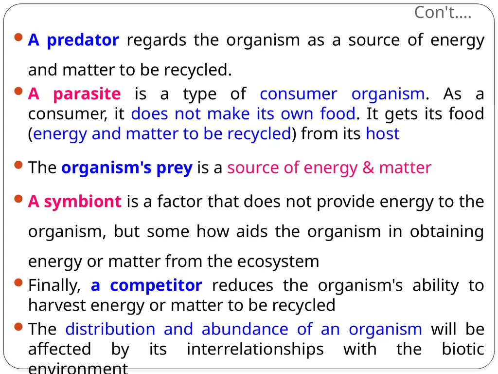 ENVIRONMENTAL FACTORS Objectives At the end of - slide 34 of 41