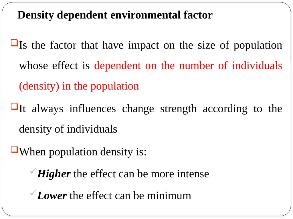 ENVIRONMENTAL FACTORS Objectives At the end of - slide 36 of 41