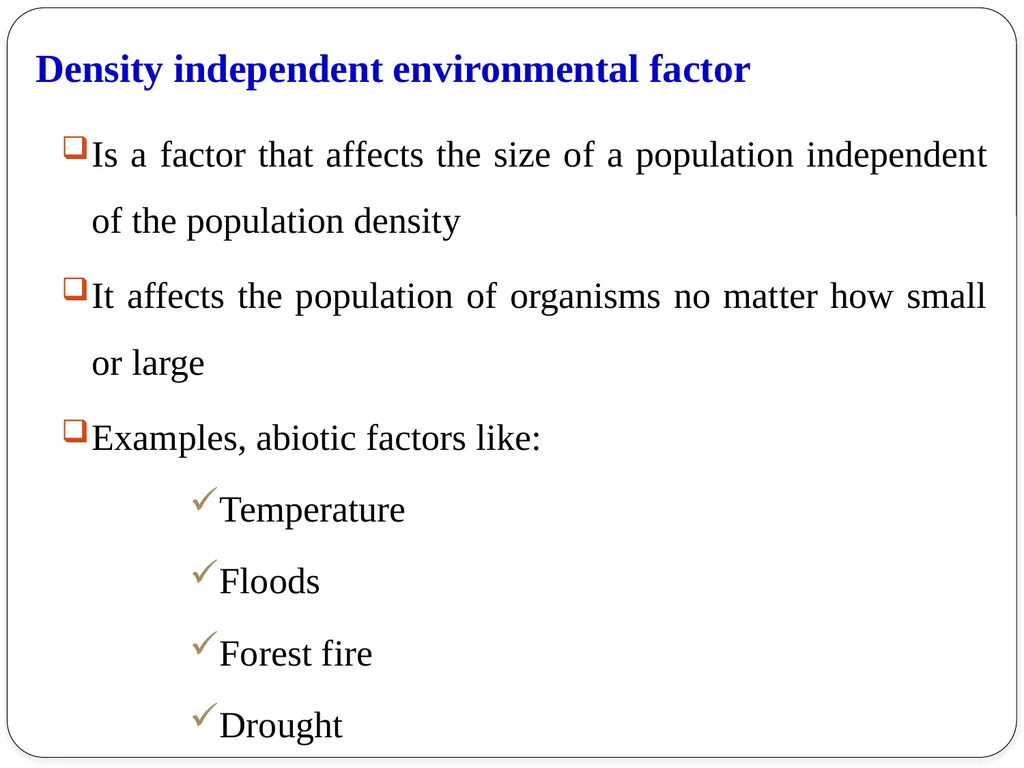 ENVIRONMENTAL FACTORS Objectives At the end of - slide 38 of 41
