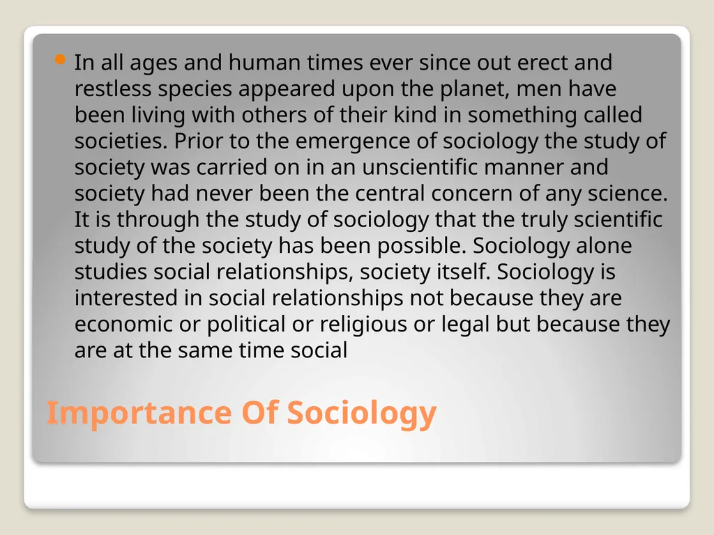 Introduction to Sociology By DR. SAREER KHAN - slide 6 of 22