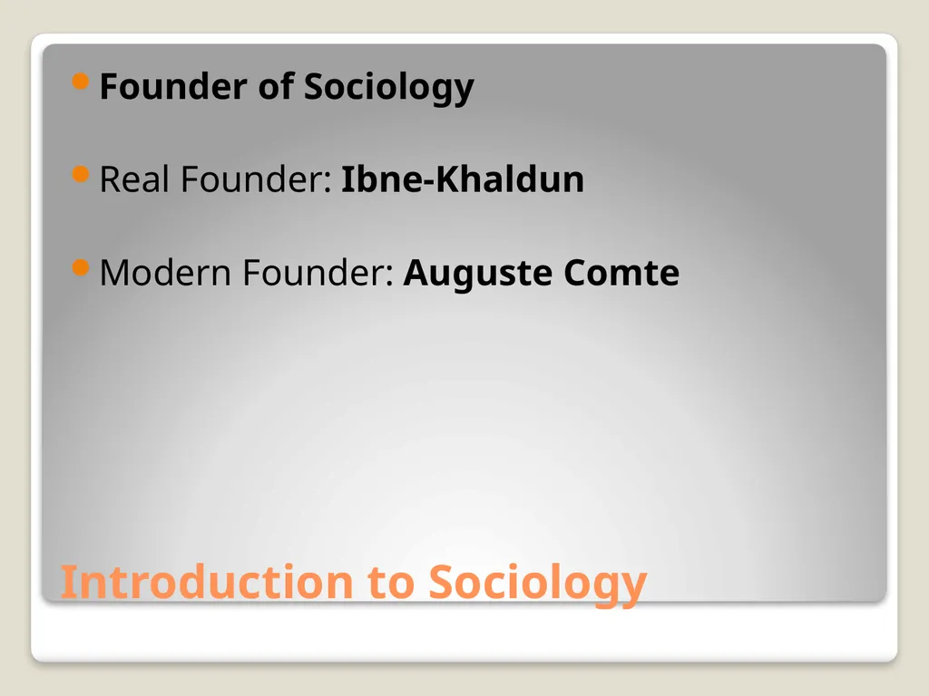 Introduction to Sociology By DR. SAREER KHAN - slide 5 of 22