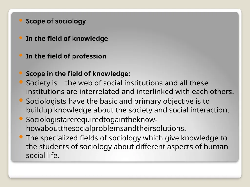 Introduction to Sociology By DR. SAREER KHAN - slide 15 of 22