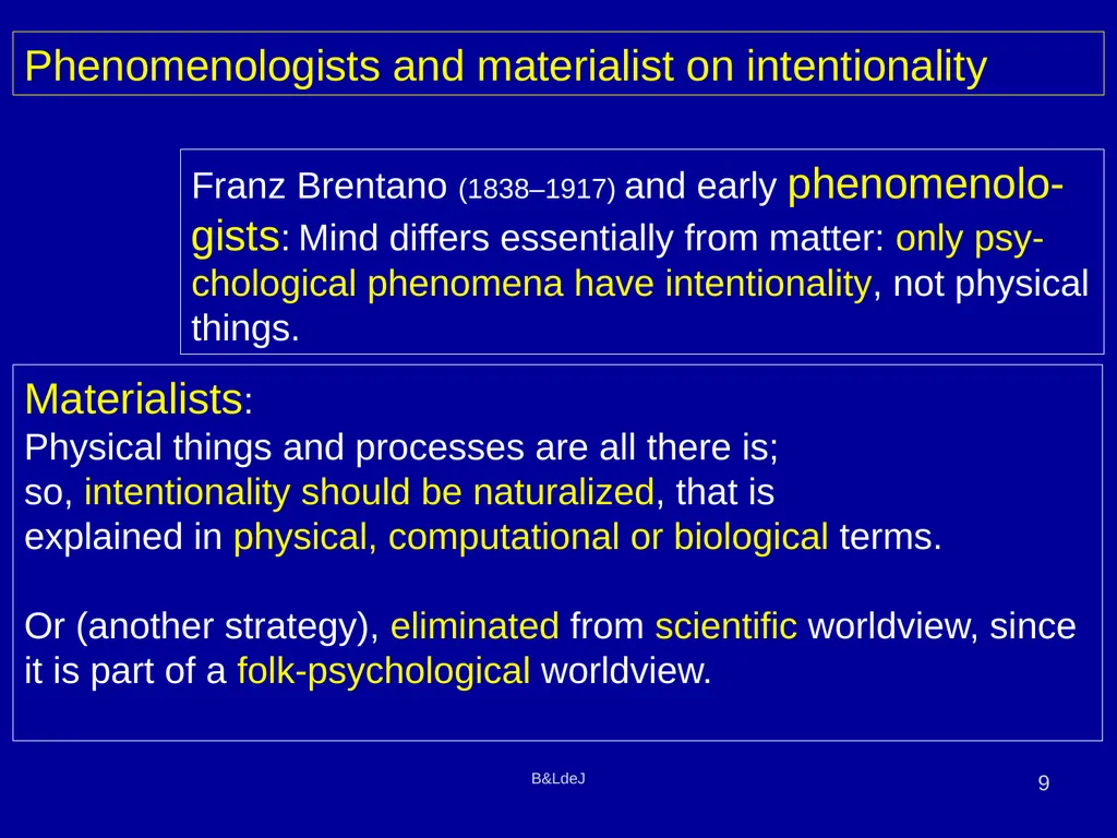B&LdeJ 1 Theoretical Issues in Psychology - slide 9 of 21