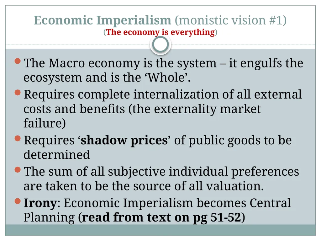 Chapter 3 – Ecological Economics Ends, Means, and - slide 10 of 14