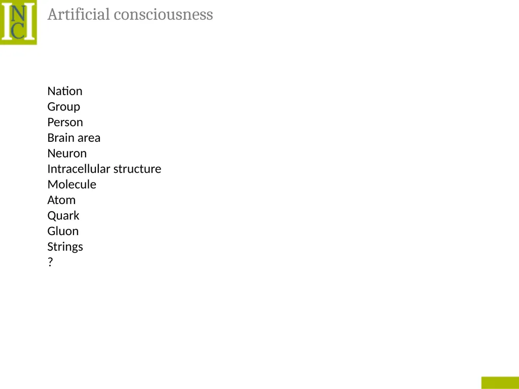 Lecture 6 Consciousness Consciousness A hard - slide 42 of 52