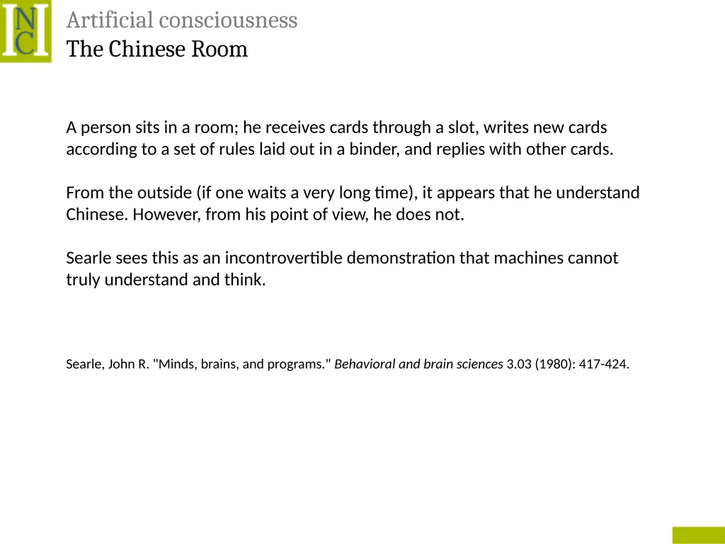 Lecture 6 Consciousness Consciousness A hard - slide 46 of 52