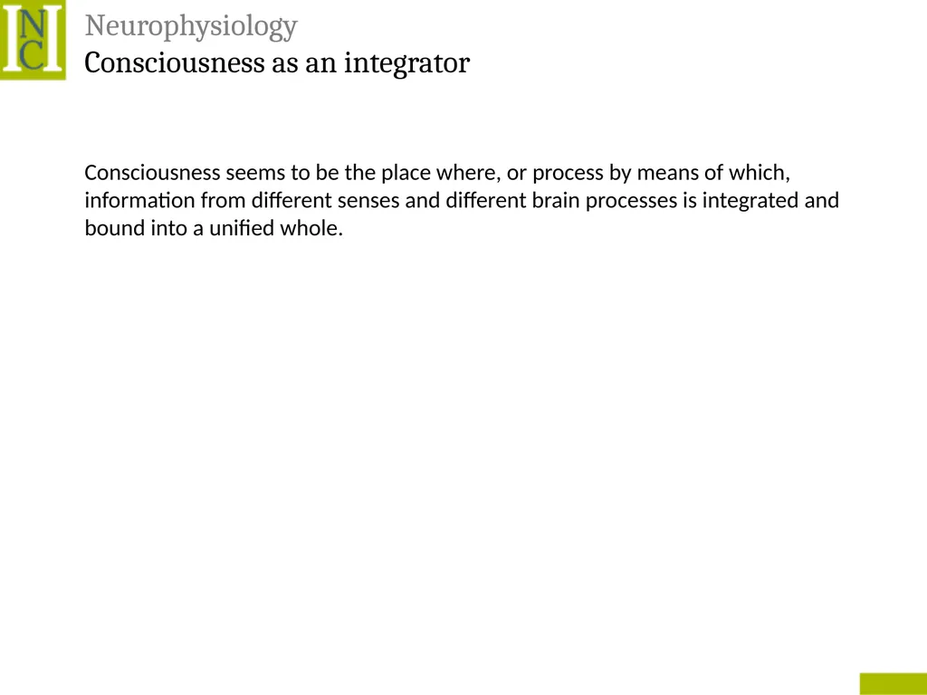 Lecture 6 Consciousness Consciousness A hard - slide 31 of 52
