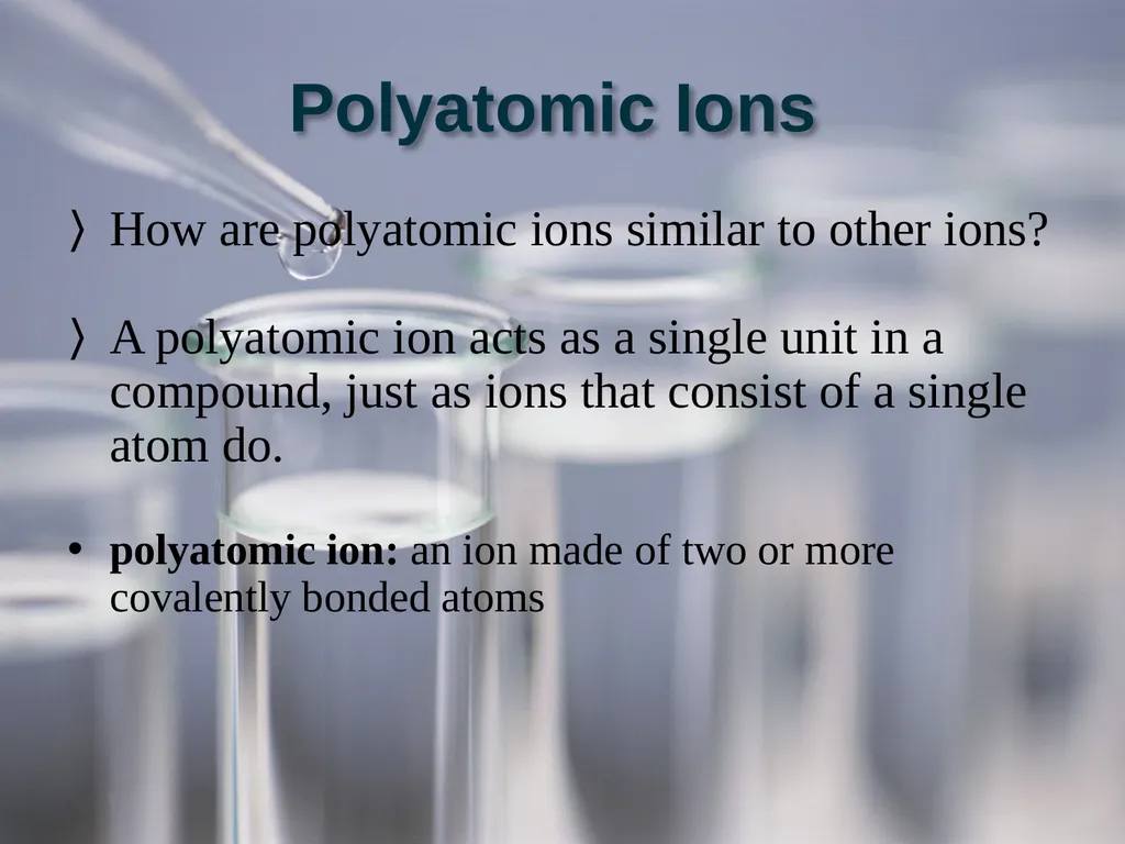Chapter 6: The Structure of Matter Section 2: - slide 15 of 19