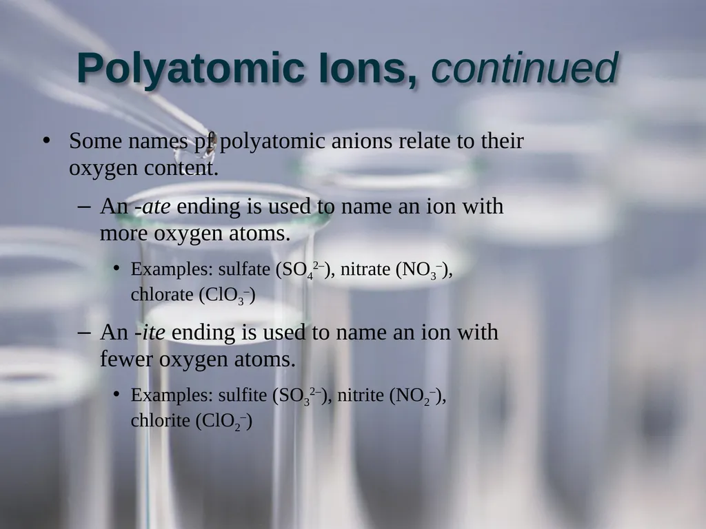 Chapter 6: The Structure of Matter Section 2: - slide 17 of 19