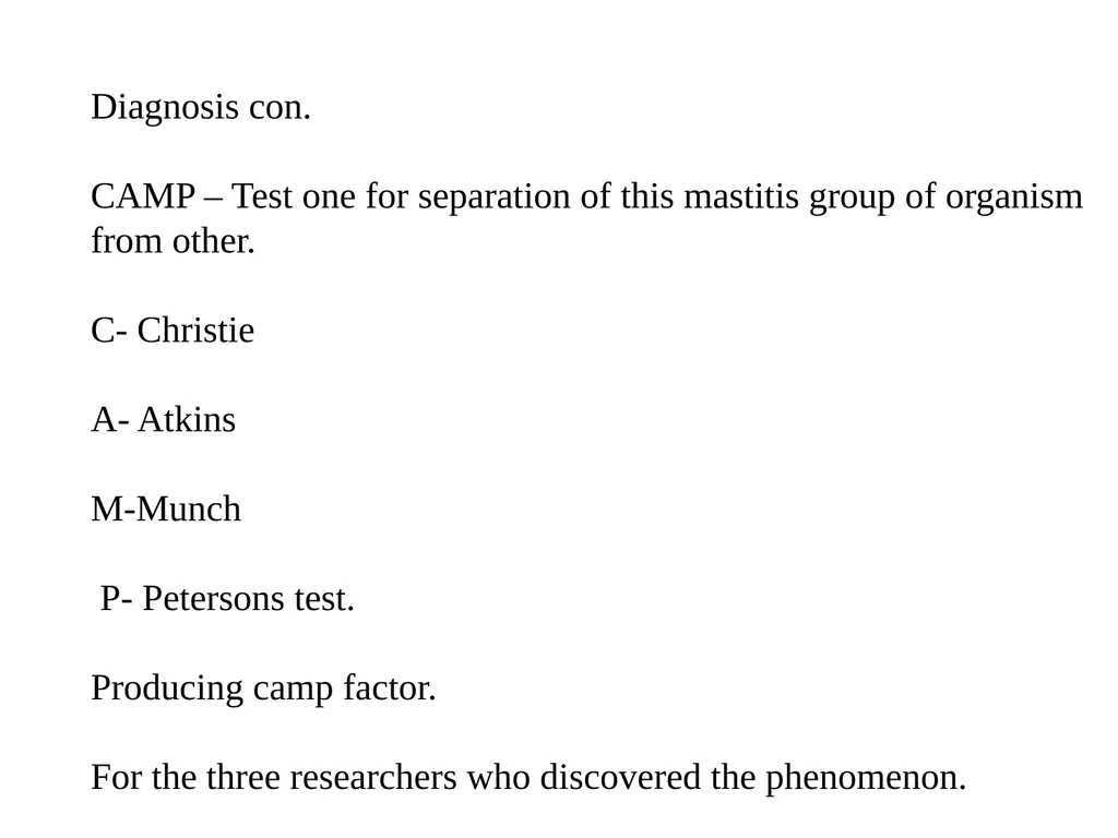 GENUS –STREPTOCOCCUS Dated-09/12/2020 2nd year - slide 22 of 28