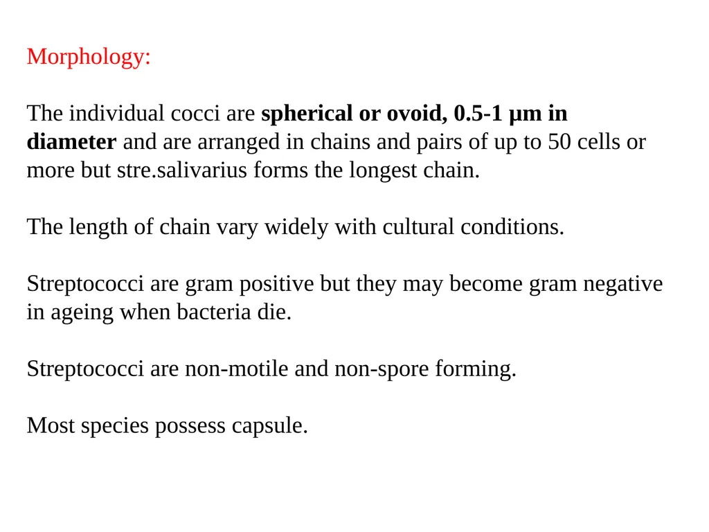 GENUS –STREPTOCOCCUS Dated-09/12/2020 2nd year - slide 14 of 28
