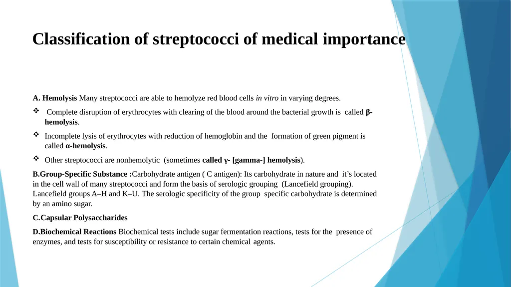 Pyogenic cocci: Genus Streptococcus Prof.Dr.Baydaa - slide 3 of 15