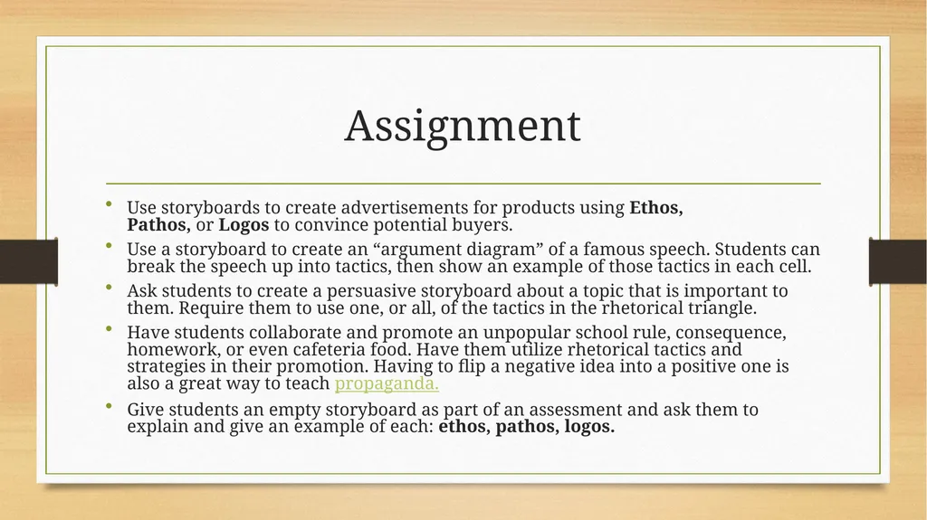 The Rhetorical Triangle: Ethos, Pathos, Logos - slide 17 of 18
