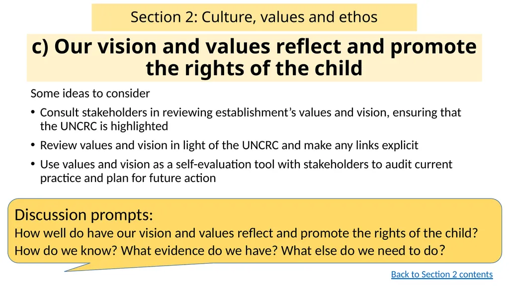 Children’s Rights (UNCRC) Self-evaluation Forth - slide 13 of 30