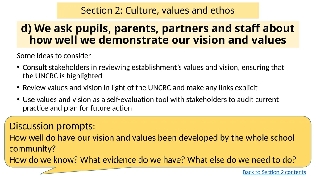 Children’s Rights (UNCRC) Self-evaluation Forth - slide 16 of 30